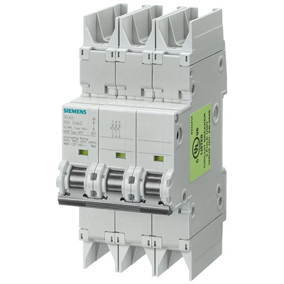 Siemens SENTRON 5SJ MCB, 3P, 15A