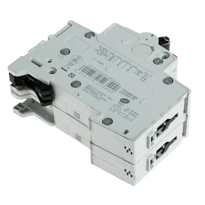 ABB System Pro M Compact S200 MCB, 2P, 4A Curve C, 400V AC, 6 kA Breaking Capacity