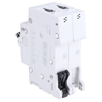 ABB System Pro M Compact S200 MCB, 2P, 20A Curve C, 400V AC, 125V DC, 6 kA Breaking Capacity
