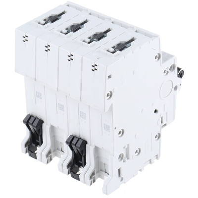 ABB System Pro M Compact S200 MCB, 4P, 16A Curve C, 400V AC, 110V DC, 6 kA Breaking Capacity