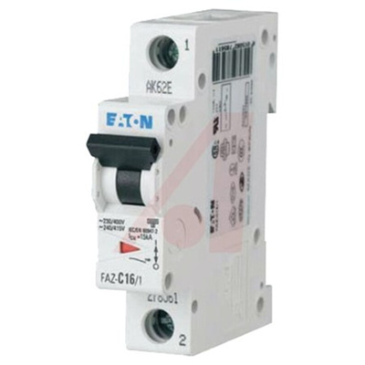 Eaton xEffect MCB, 1P, 500mA Curve D, 240V AC, 48V DC, 10 kA Breaking Capacity