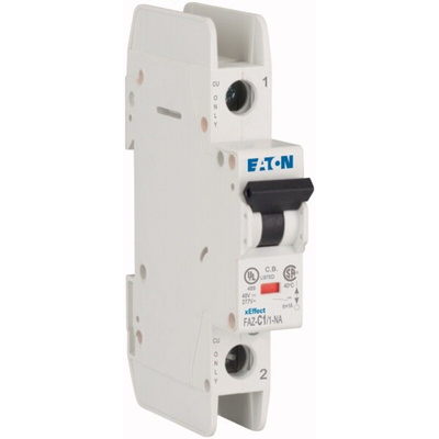 Eaton xEffect MCB, 1P, 1A Curve C, 240 → 415V AC, 48V DC, 10 kA Breaking Capacity
