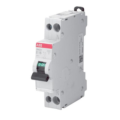 ABB SN201 MCB, 1P+N, 40A Curve C, 230V AC, 6 kA Breaking Capacity