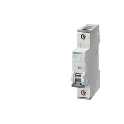 Siemens SENTRON 5SY4 MCB, 1P, 5A Curve C, 400V AC, 72V DC, 5 kA Breaking Capacity