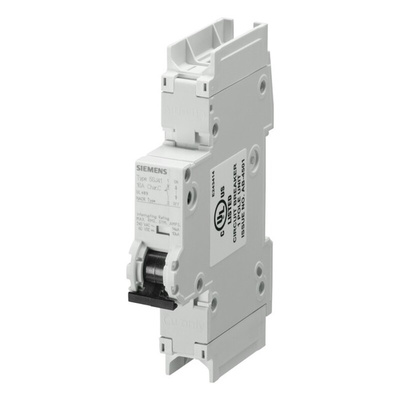 Siemens SENTRON 5SJ4 MCB, 1P, 8A Curve C, 14 kA Breaking Capacity