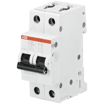 ABB System Pro M Compact S200 MCB, 2P, 3A, Type Z