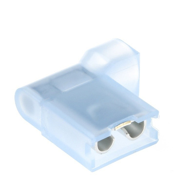 TE Connectivity, Ultra-Fast .250 Blue Insulated Spade Connector, 6.35 x 0.81mm Tab Size, 1.3mm² to 2mm²