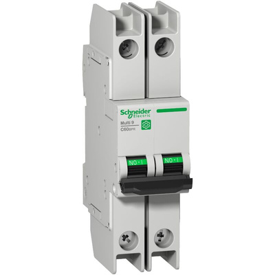 Schneider Electric Multi 9 MCB Mini Circuit Breaker, 2P, 8A Curve C, 277V AC