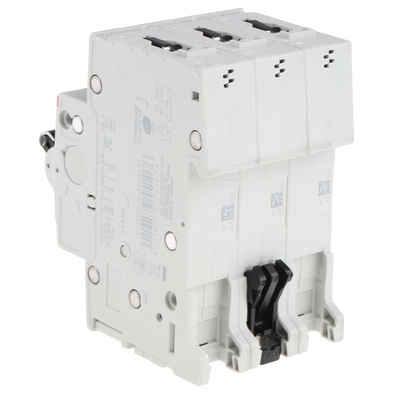ABB System Pro M Compact S200 MCB, 3P, 63A Curve C, 400V AC, 12V DC, 6 kA Breaking Capacity