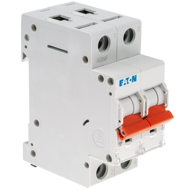 Eaton xPole PXL, S200 MCB, 2P, 10A Curve B, 400V AC, 48V DC, 10 kA Breaking Capacity