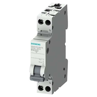 Siemens SENTRON 5SV6 Fire Safety Circuit Breaker, 2P, 40A Curve C, 6 kA Breaking Capacity