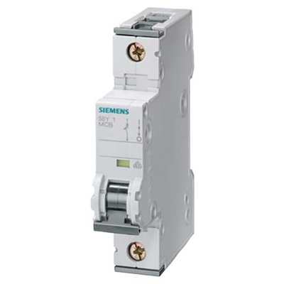 Siemens SENTRON 5SY6 MCB, 1P, 25A Curve B, 6 kA Breaking Capacity