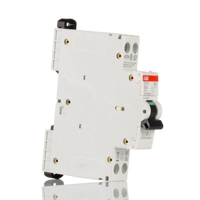 ABB S200C MCB, 2P, 25A Curve C, 415V AC, 6 kA Breaking Capacity