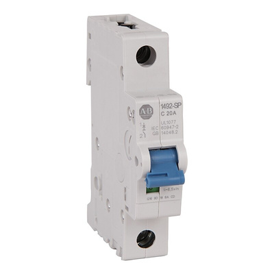 Rockwell Automation 1492-SP 1492-SP MCB, 1P, 7A Curve B, 10 kA Breaking Capacity