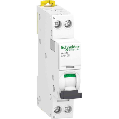 Schneider Electric Acti 9 Acti9 iDT40N MCB, 1P, 40A