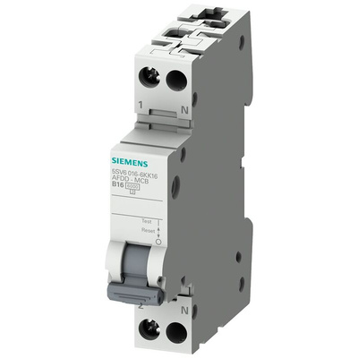 Siemens SENTRON 5SV6 MCB, 2P, 16A
