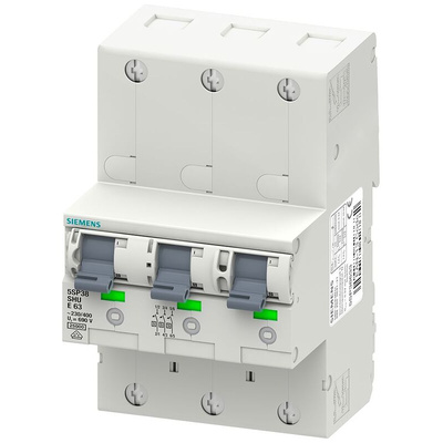 Siemens SENTRON 5SP3863 MCB, 3P, 63A, Type E