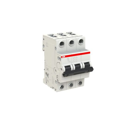 ABB System Pro M Compact S200 MCB, 3P, 80A Curve C, 440V AC, 6 kA Breaking Capacity