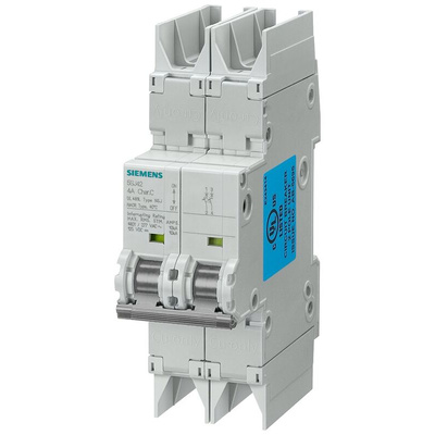 Siemens SENTRON 5SJ MCB, 2P, 10A