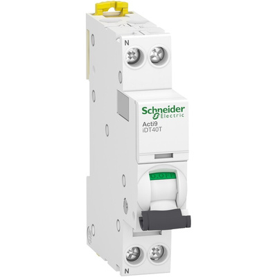 Acti9 A9P MCB, 1P, 16A, 230V AC, 4500 A Breaking Capacity