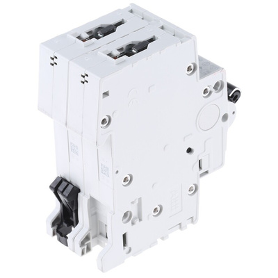 ABB System Pro M Compact S200 MCB, 2P, 10A Curve B, 400V AC, 6 kA Breaking Capacity