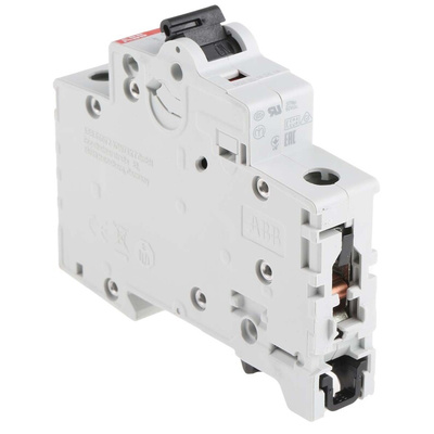 ABB System Pro M Compact S200 MCB, 1P, 4A Curve C, 253V AC, 72V DC, 6 kA Breaking Capacity