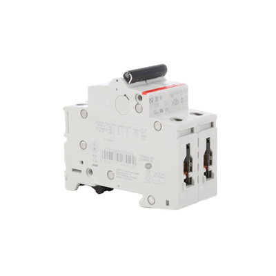 ABB System Pro M Compact S200 MCB, 2P, 10A Curve C, 400V AC, 6 kA Breaking Capacity