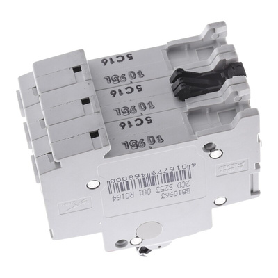 ABB System Pro M Compact S200 MCB, 3P, 16A Curve C, 400V AC, 6 kA Breaking Capacity