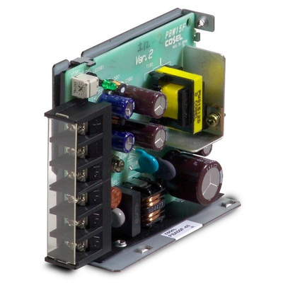 Cosel PBW15F Switching Power Supply 110 → 370 V dc, 85 → 264 V ac Input Voltage, -15V dc Output Voltage,