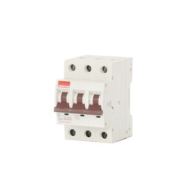 Contactum MCB, 3P, 32A Curve C, 415V AC, 10 kA Breaking Capacity