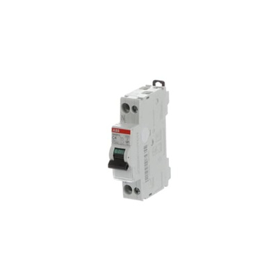 ABB SN201 MCB, 1P+N, 4A Curve C, 230V AC, 4.5 kA Breaking Capacity
