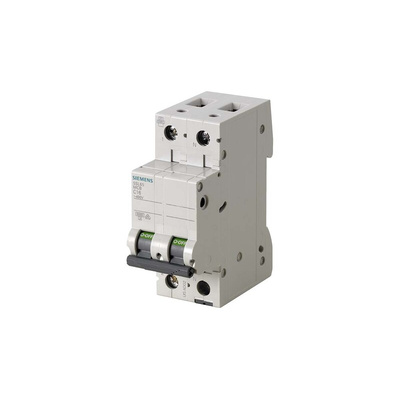 Siemens SENTRON 5SL6 MCB, 1P+N, 10A Curve B, 6 kA Breaking Capacity