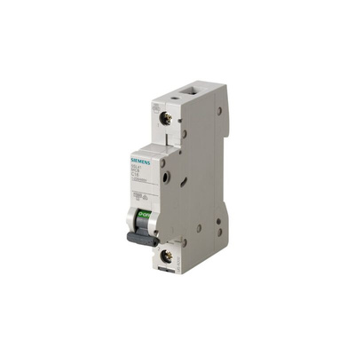Siemens SENTRON 5SL4 MCB, 1P, 25A Curve C, 400V AC, 10 kA Breaking Capacity