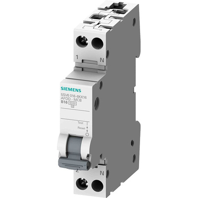 Siemens SENTRON 5SV6 MCB, 2P, 6A, 230V AC, 6 kA Breaking Capacity