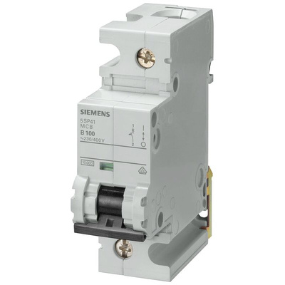 Siemens SENTRON 5SP4 MCB, 1P, 80A Curve B, 400V AC