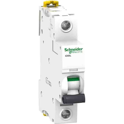 Schneider Electric Acti 9 A9F9 MCB, 1P, 3A, Type Z, 230V AC, 72V DC, 20 kA, 15 kA Breaking Capacity