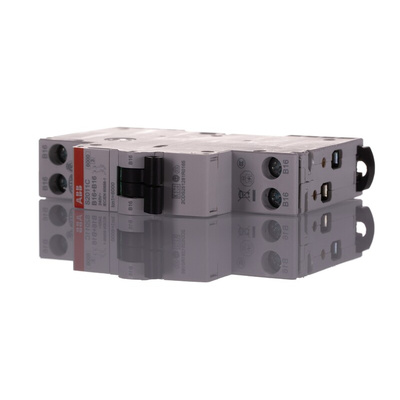 ABB S200C MCB, 2P, 16A Curve B, 240V AC, 6 kA Breaking Capacity