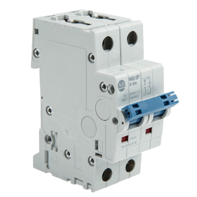 Rockwell Automation 1492-SP 1492-SP MCB, 1P+N, 10A Curve B, 10 kA Breaking Capacity