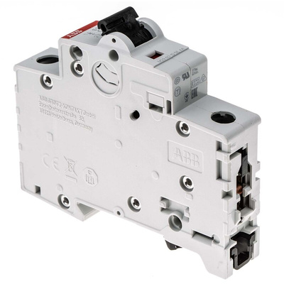 ABB System Pro M Compact S200 MCB, 1P, 2A Curve C, 230V AC, 72V DC, 6 kA Breaking Capacity