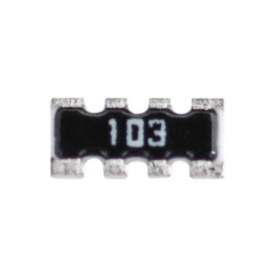 KOA CNK Series 4.7kΩ ±5% Isolated Array Resistor, 4 Resistors 0402 (1005M) package Convex SMT