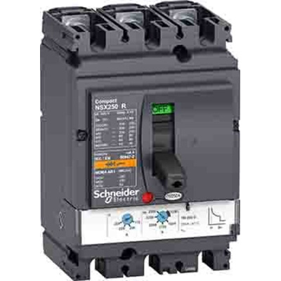 Schneider Electric, Compact MCCB 3P 160A, Breaking Capacity 200 kA, Fixed Mount