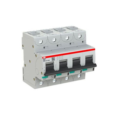 ABB High Performance S800C MCB, 4P, 80A Curve C