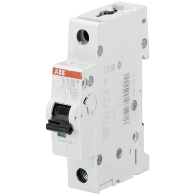 ABB System Pro M Compact S200M MCB, 1P, 500mA Curve C