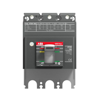 ABB, Tmax XT MCCB 3P 160A, Fixed Mount