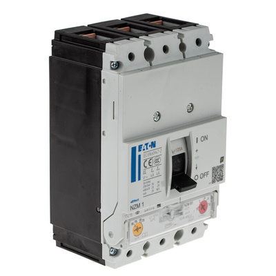 Eaton, xEnergy MCCB 3P 125A, Breaking Capacity 25 kA, Fixed Mount