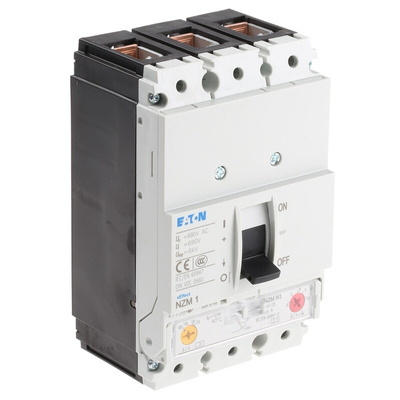 Eaton, xEnergy MCCB 3P 125A, Breaking Capacity 50 kA, Fixed Mount