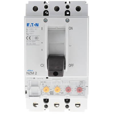 Eaton, xEnergy MCCB 1P 160A, Breaking Capacity 50 kA, Fixed Mount