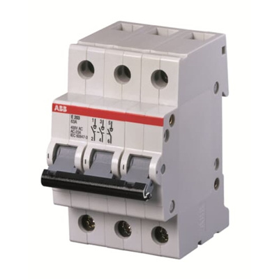 ABB, Pro M MCCB 3P 125A, Breaking Capacity 6 kA, DIN Rail Mount