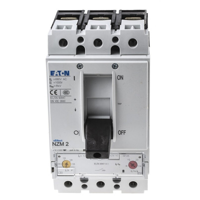 Eaton, xEnergy MCCB 1P 125A, Breaking Capacity 50 kA, Fixed Mount