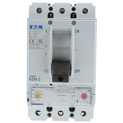 Eaton, xEnergy MCCB 3P 200A, Breaking Capacity 50 kA, Fixed Mount